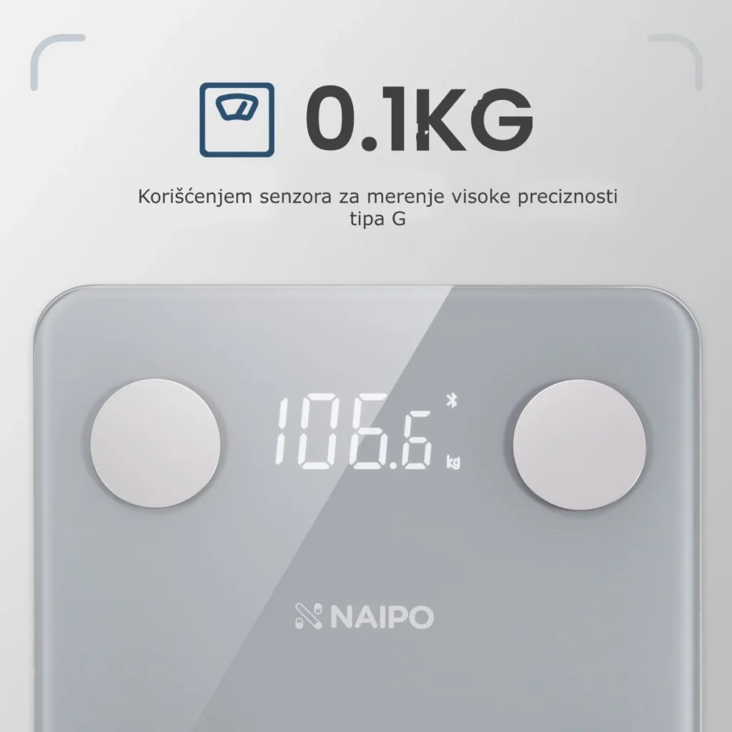 Pametna vaga za merenje bmi i telesnog sastava Naipo NP-BS01 akcija